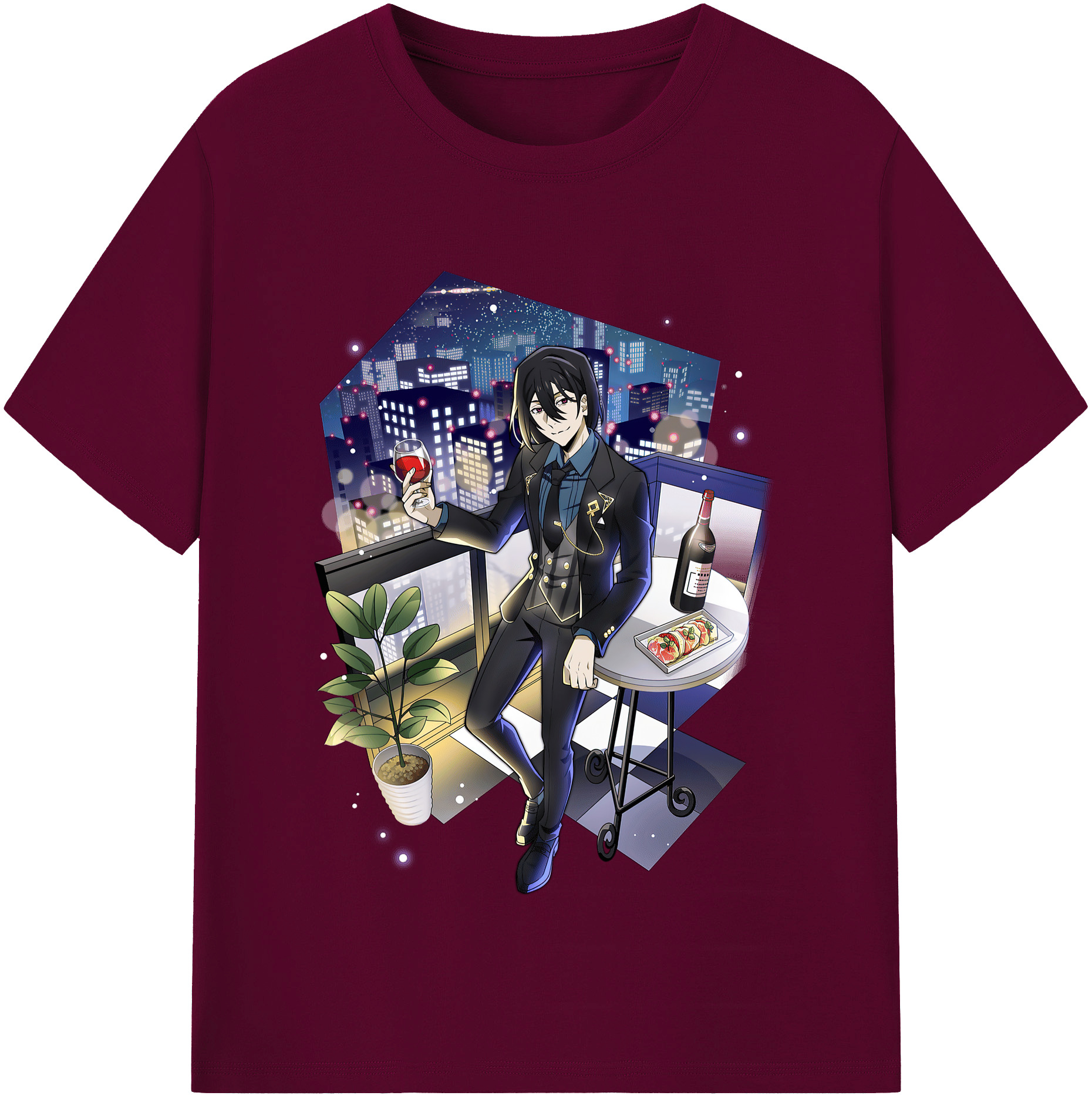 （画像用） 文豪ストレイドッグス Bungo Stray Dogs レディースカジュアルプリントTシャツ（綿100％）